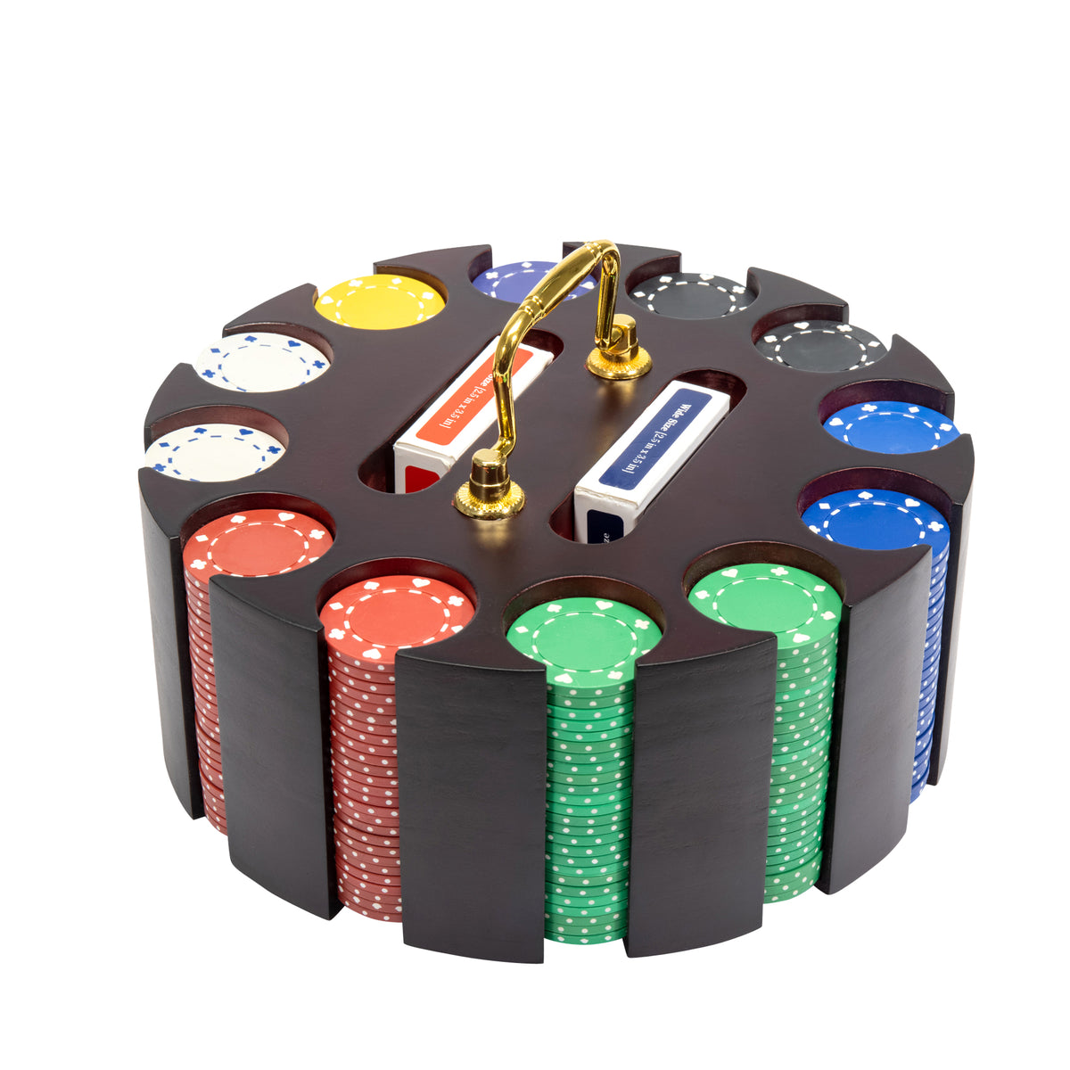 Suited Pre-built Poker Chip Set