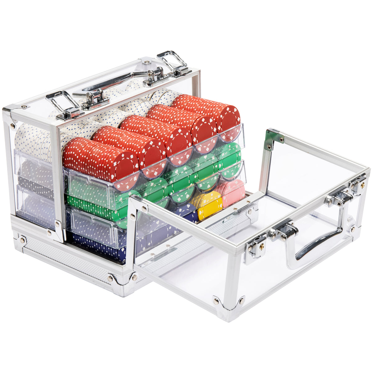 Suited Pre-built Poker Chip Set