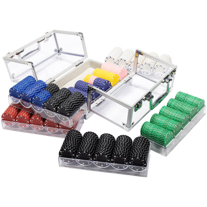 Suited Pre-built Poker Chip Set