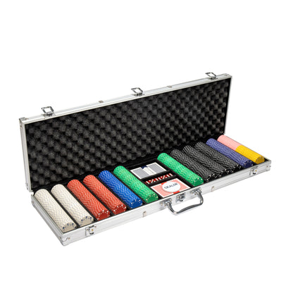 Suited Pre-built Poker Chip Set