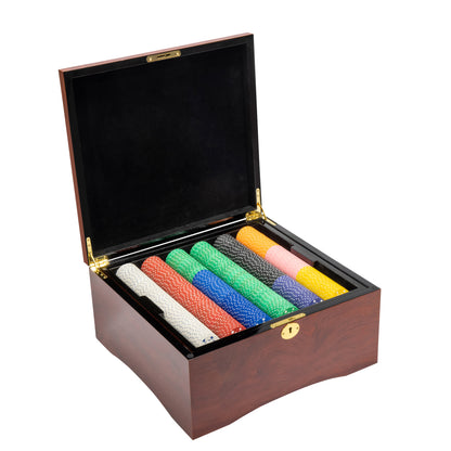 Suited Pre-built Poker Chip Set