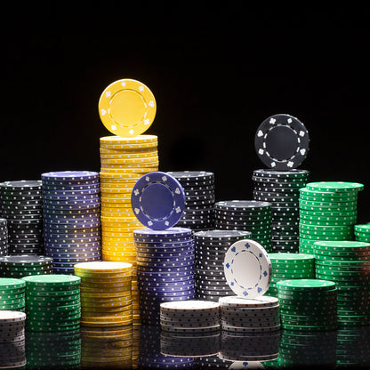 Suited Pre-built Poker Chip Set