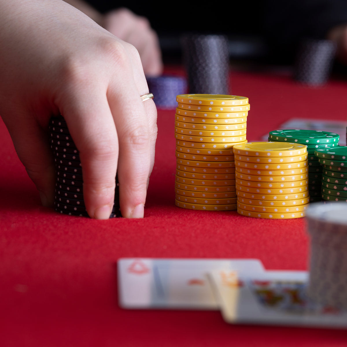 Suited Pre-built Poker Chip Set