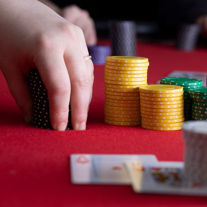 Suited Pre-built Poker Chip Set