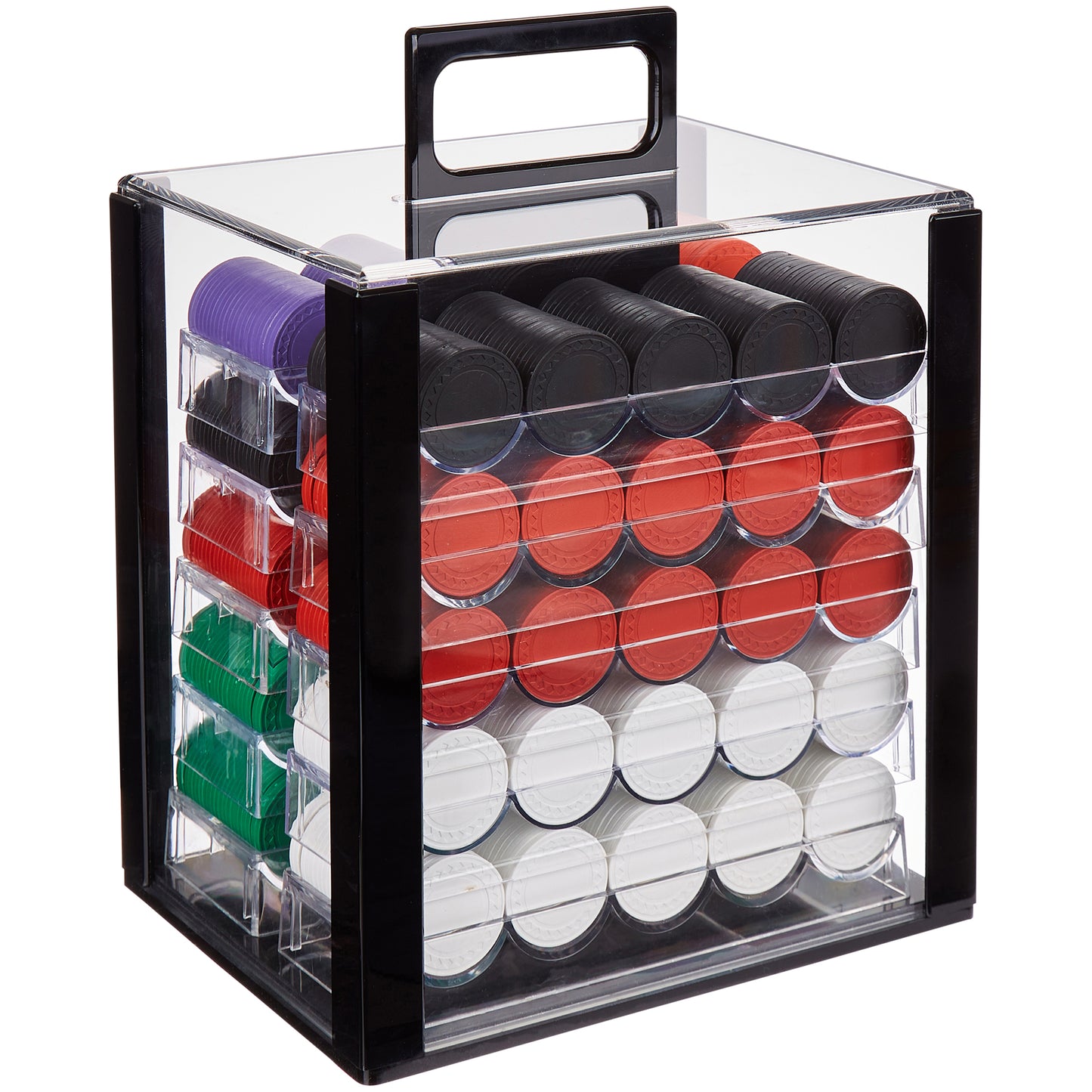 Super Diamond Pre-built Poker Chip Set