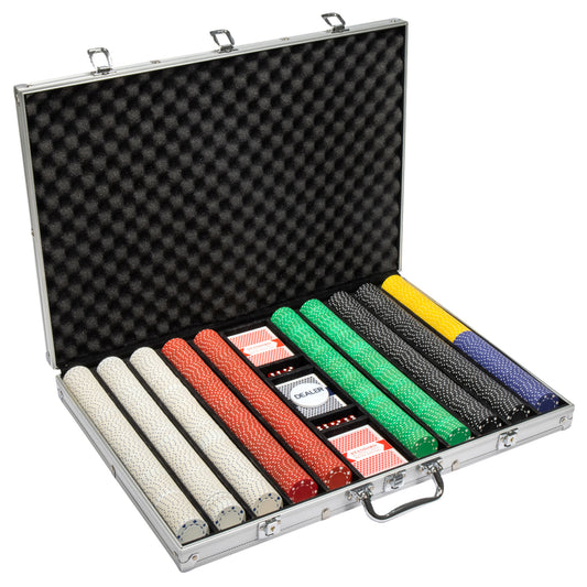 Suited Pre-built Poker Chip Set
