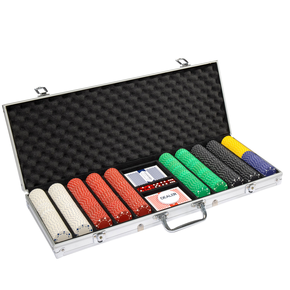 Suited Pre-built Poker Chip Set