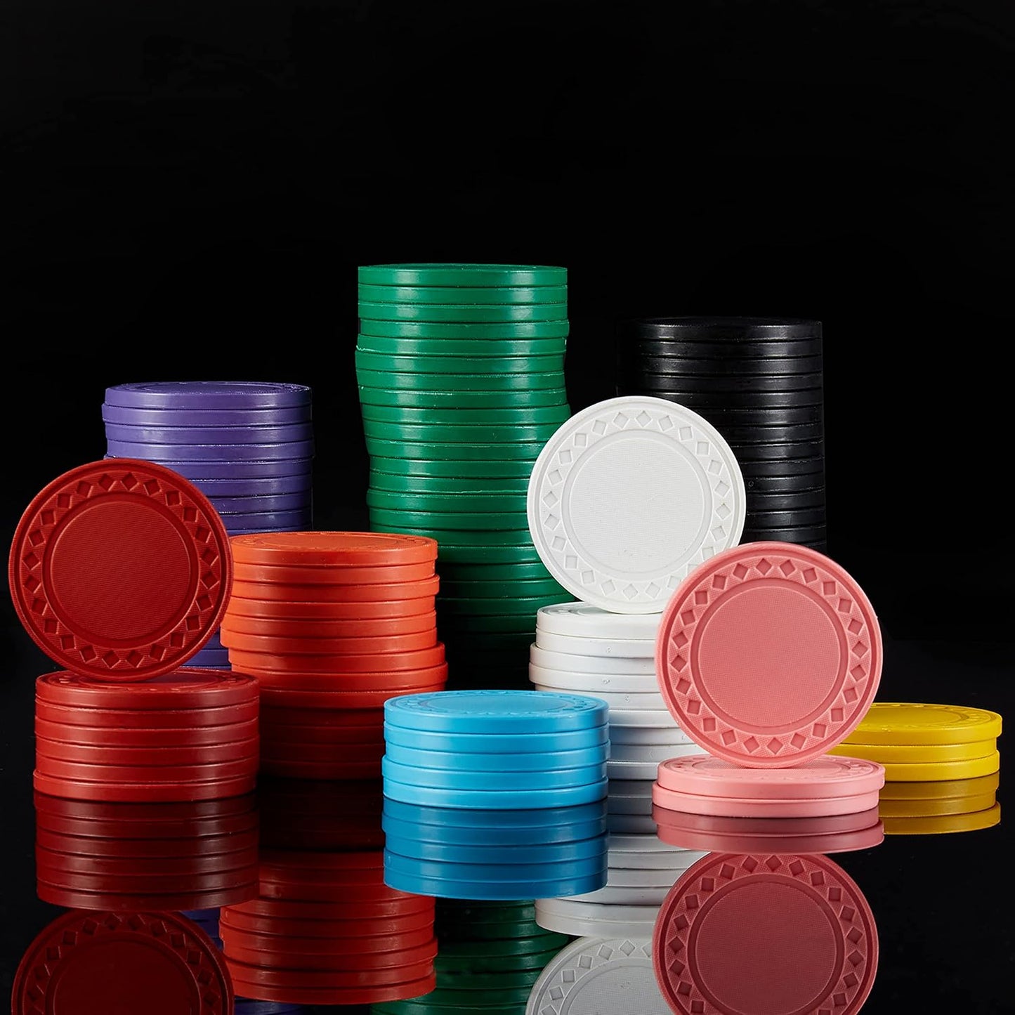 Super Diamond Pre-built Poker Chip Set
