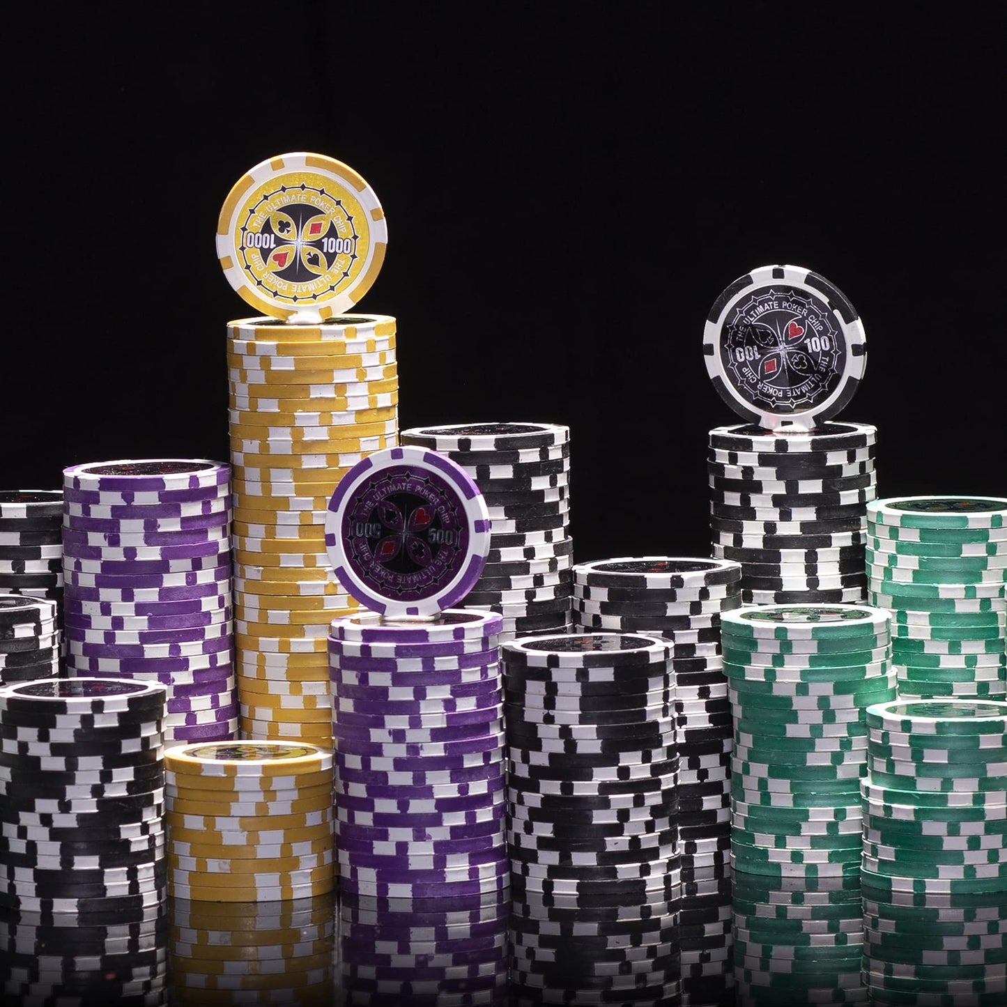 The Ultimate Pre-built Poker Chip Set