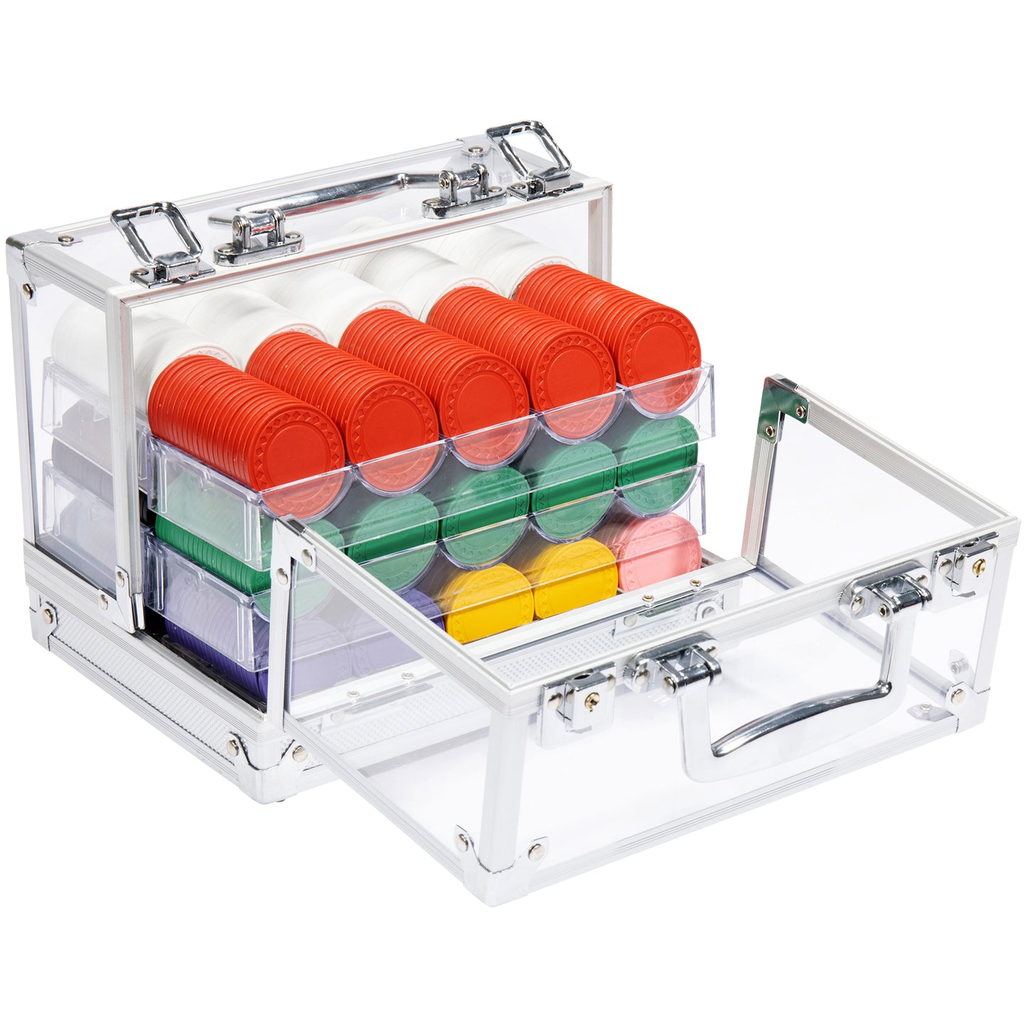 Super Diamond Pre-built Poker Chip Set