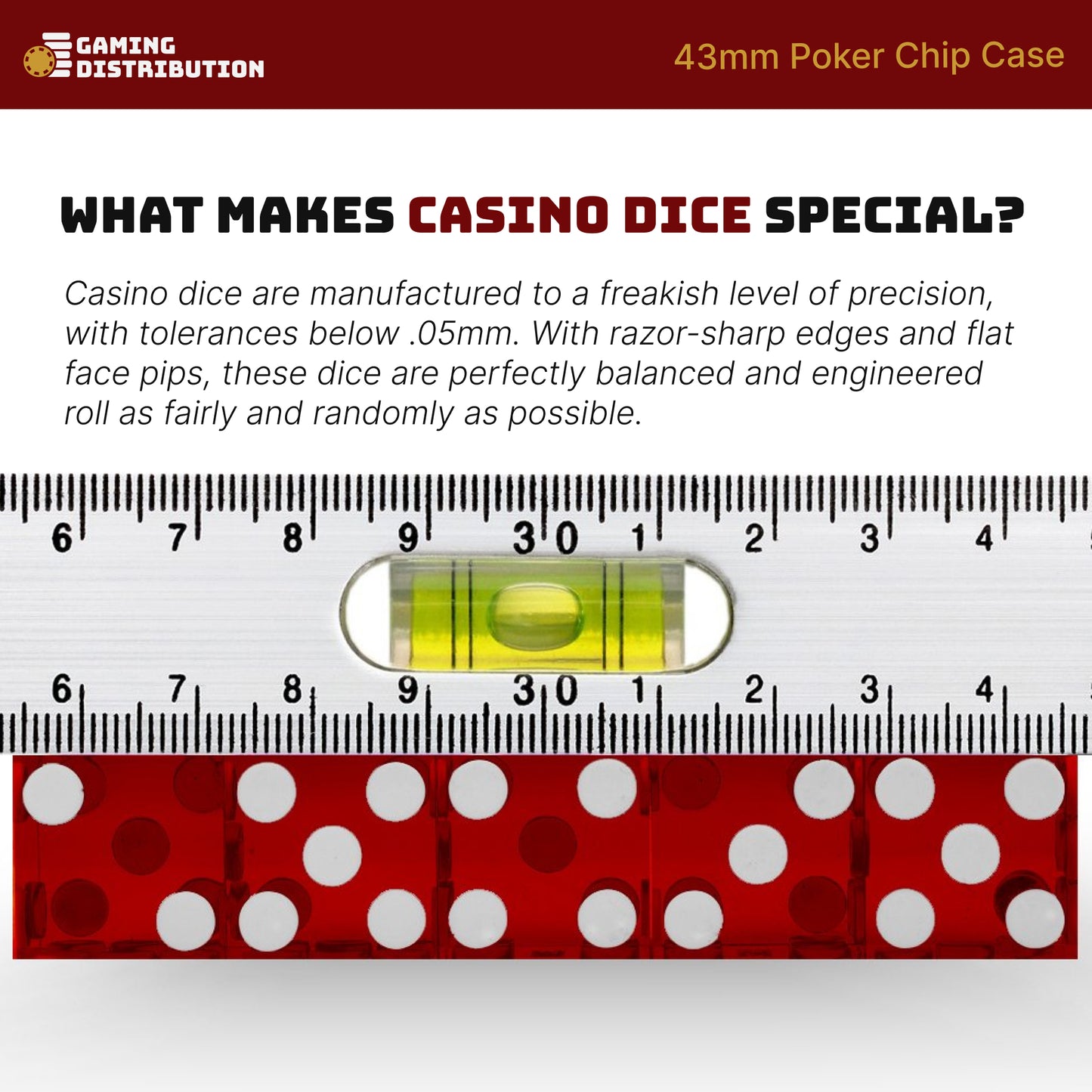 Precision Casino Dice (5-pack)