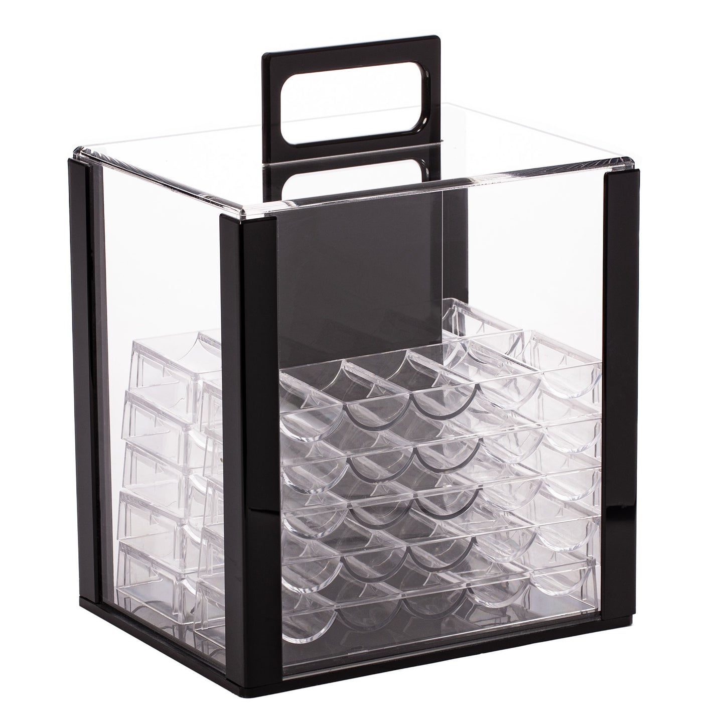 1,000-count Acrylic Poker Chip Case