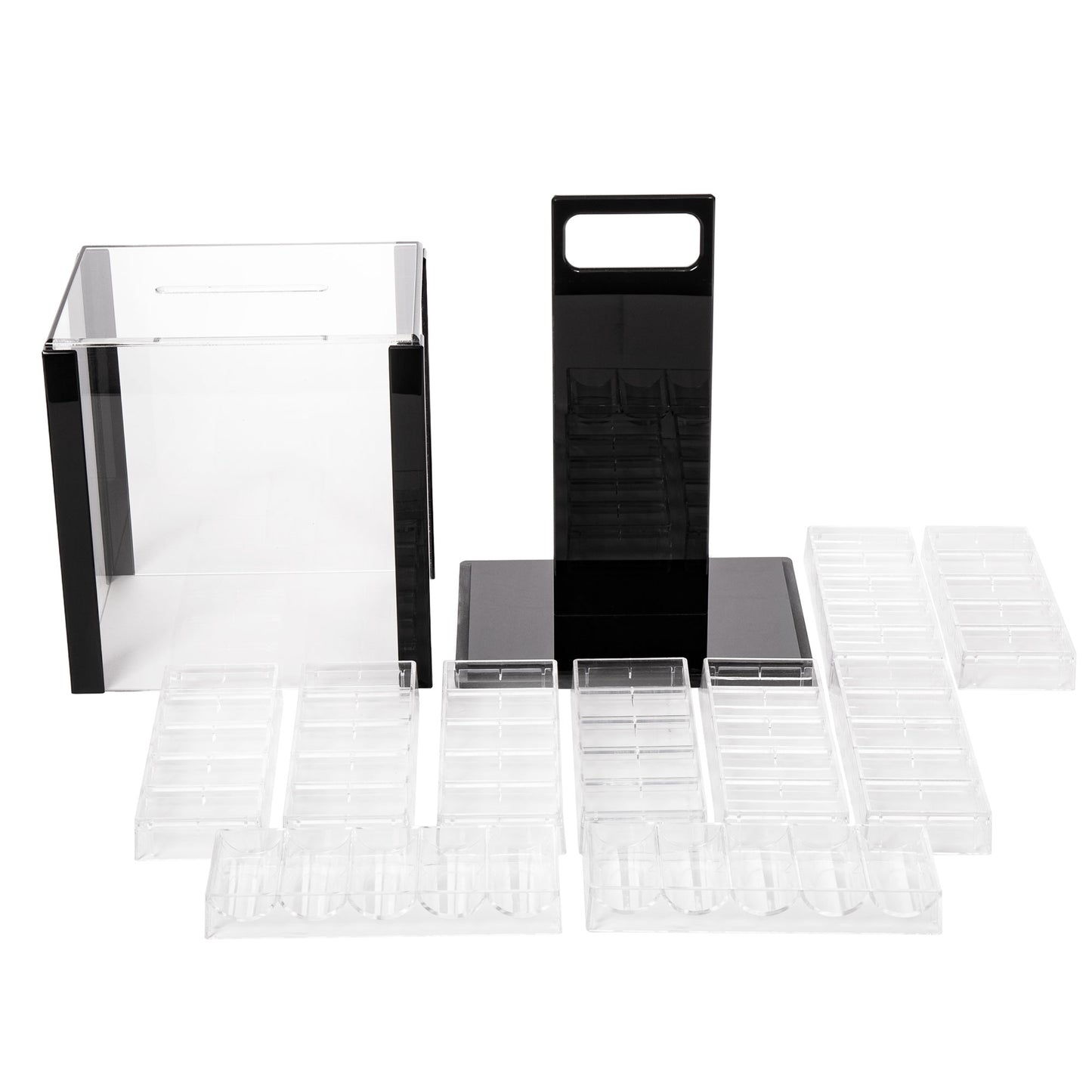 1,000-count Acrylic Poker Chip Case