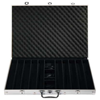 1,000-count Aluminum Poker Chip Case