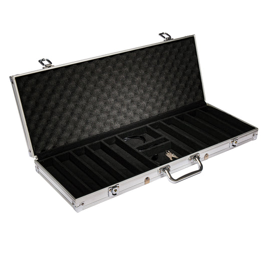 500-count Aluminum Poker Chip Case