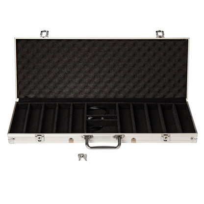 500-count Aluminum Poker Chip Case