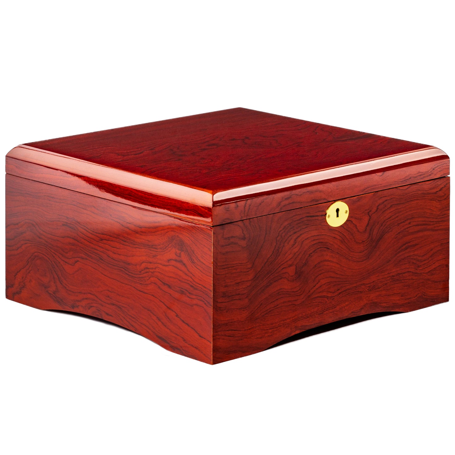 750-count Red Mahogany Poker Chip Case