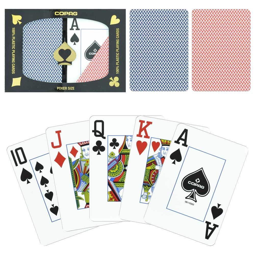 Copag Export Plastic Playing Cards - Poker Size, Jumbo Index