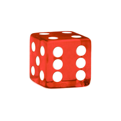 Red Game Dice, 16mm