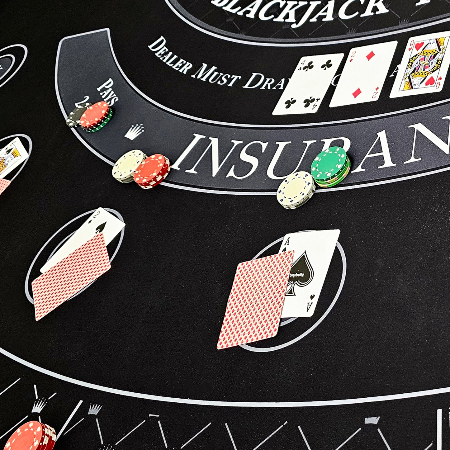 Roll-out Neoprene Blackjack Mat