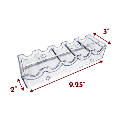 Oversize 43mm Poker Chip Tray, Interlocking Design