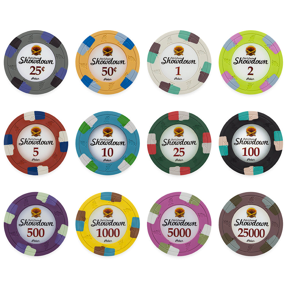 Showdown 13.5-gram Poker Chips (25-pack)